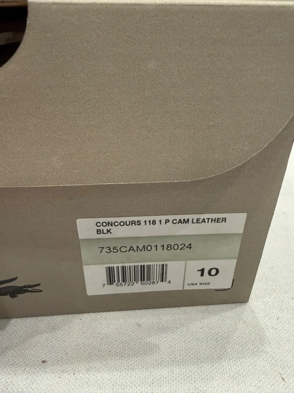 Lacoste Men's Concours Loafer Size 10 Color Black